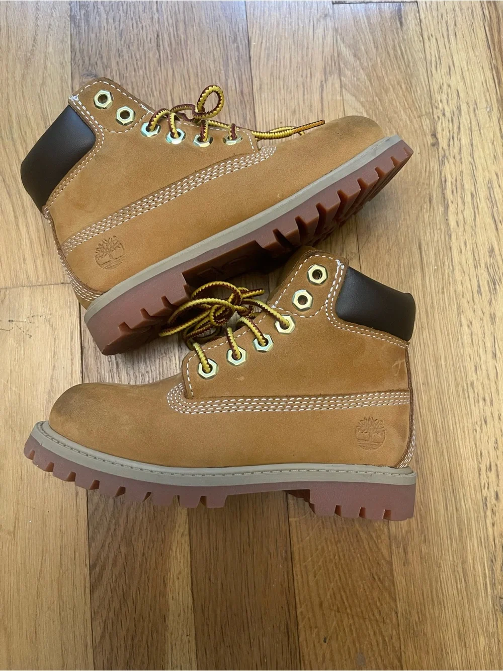 Timberland Kids Wheat Nubuck Boots